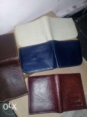 Big brand 100% pure Leather Wallets
