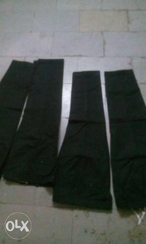 Black new formal pants 4pieces 34and36size