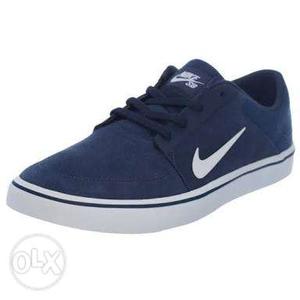 Blue And White Nike SB Shoe