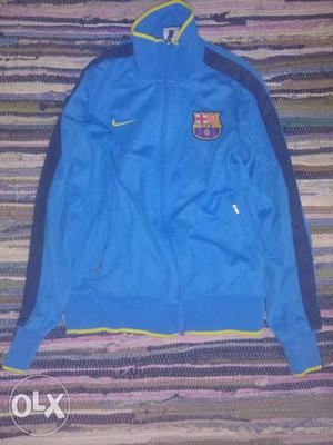 Blue Nike F.C. Barcelona Jacket