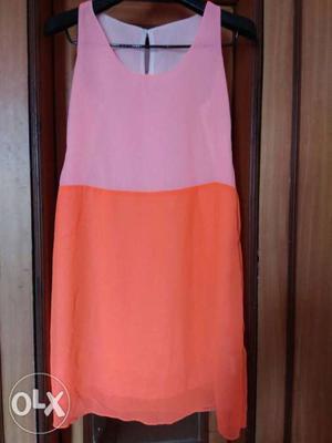 Brand new frock neon orange color price is