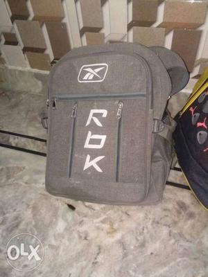 Gray Reebok Backpack
