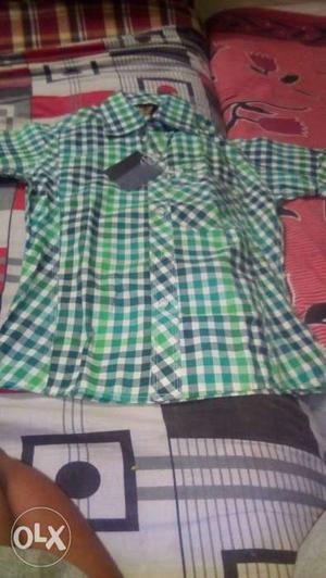 Green colour shirt for age 9