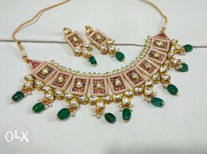 Jadau kundan set Very fine quality Fresh pcs