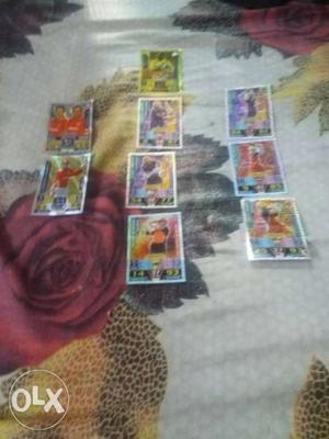 Nine Trading Cards