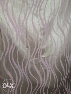 Set of 12 silk curtains of length 78 inches
