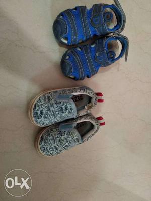 2pairs of 1-1.5 years CUTEWALK baby shoes