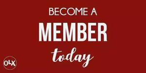 Become A Member Today Text Overlay