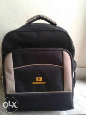 Black And Gray Popol Backpack