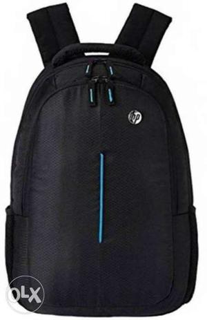 Black & blue strip new HP Backpack