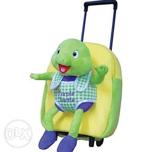 Brand New Purple Turtle Trolley Bag For Kids