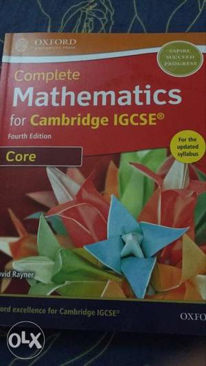 Complete mathematics. for cambridge igcse. fourth