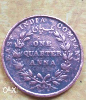 East India company one quarter anna-
