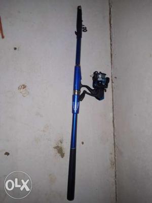 Fishing rod with reel 8ft length not used