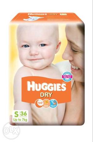 Huggies taped diapers. 32 pieces selling due to