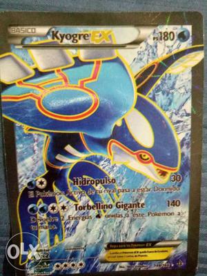 Kyogre Pokemon Trading Card