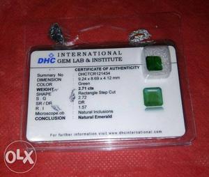 Natural emerald zambian gem stone