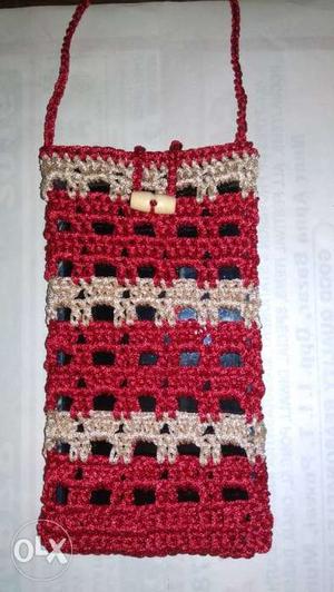 New hand-made crochet mobile covers