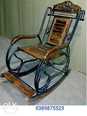 New saharanpuri work Rocking chair