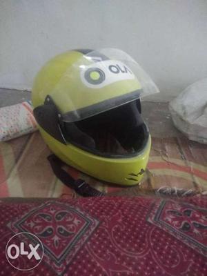 Ola company new helmet not use