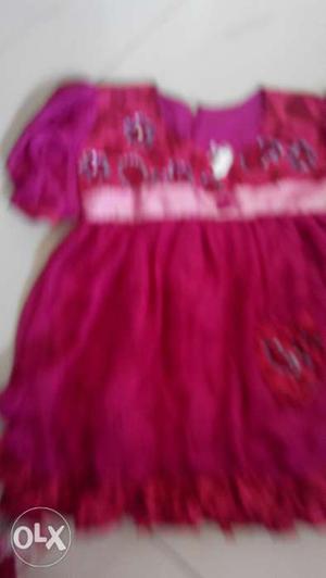 Pink dress. age 2-3 yrs