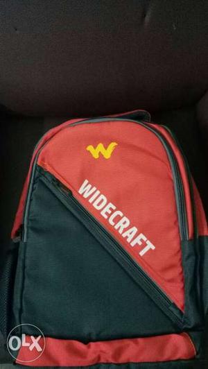 Red And Black Widecraft Backpack