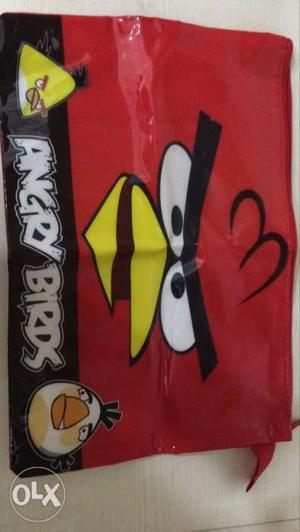 Red Angry Birds Bag