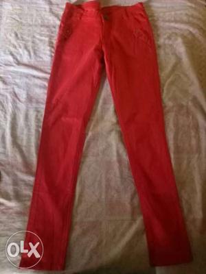 Red Trouser/pants Size  for girls