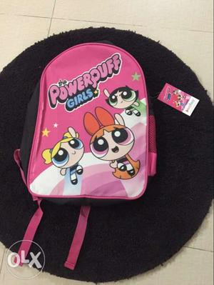 The Powerpuff Backpack / School Bag / Brand New