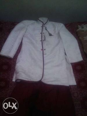 This is one time used sherwani for 9-11 years old