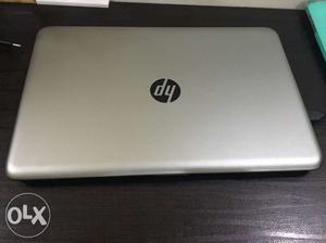 White HP Laptop With AC Adapter
