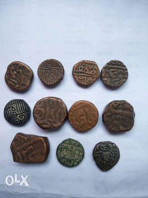 11 mugal defrent coin lot 100%original