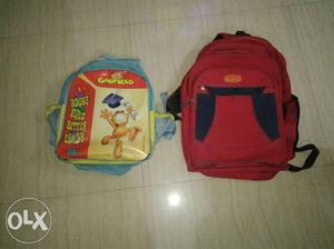 2 school bags for 3 to 5 the standard