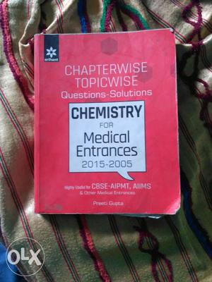 Arihant latest chemistry book of previous year