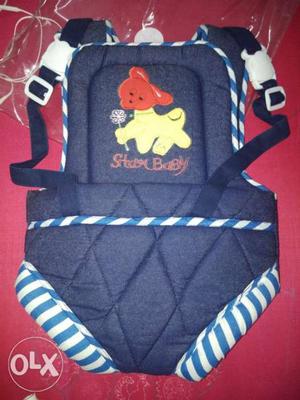 Baby's Blue And White Carrier