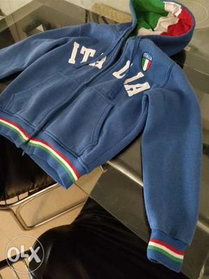 Beautiful blue warm Jacket for boys.age 8 to