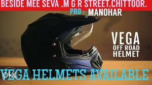 Black And Blue Vega Full-face Helmet