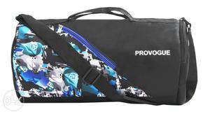 Black And Teal Provogue Sports Bag
