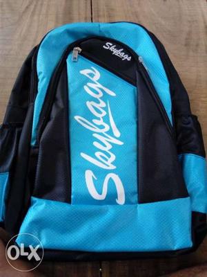 Blue And Black Skybags Backpack
