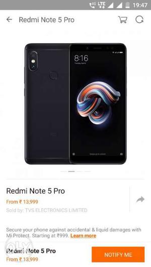 Brand new Redmi Note 5 Pro Sealed