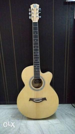 Brown Venetian Cutaway Acoustic Guitar