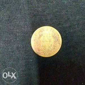  East India Company coin. UKL One Anna.