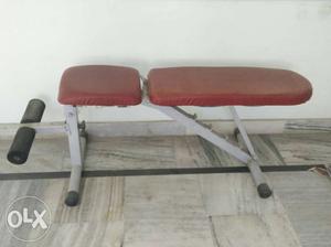 Exercise bench.one year old.in good condition.