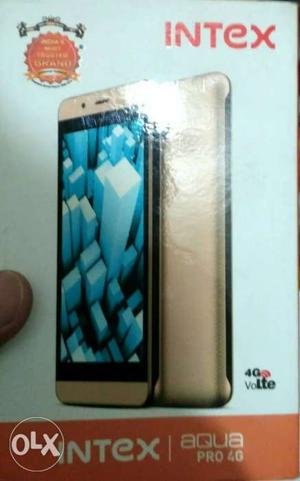 Intex aqua 4G in very new condition. Hardly used.