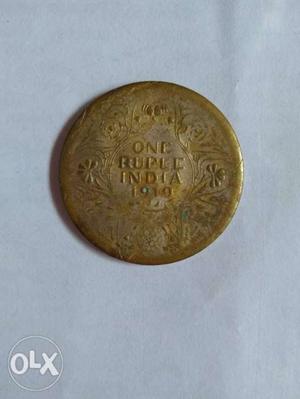 King George V - One Rupee (year  years old
