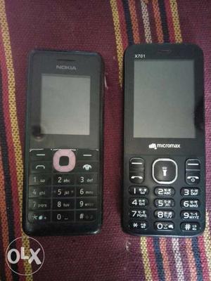 Micromax and Nokia mobile Dono mobile bechna hai