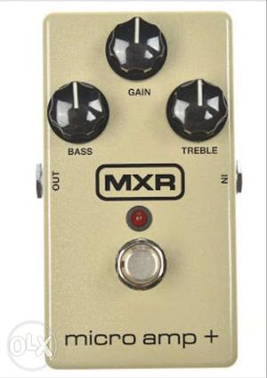 Mxr micro amp+ boost pedal