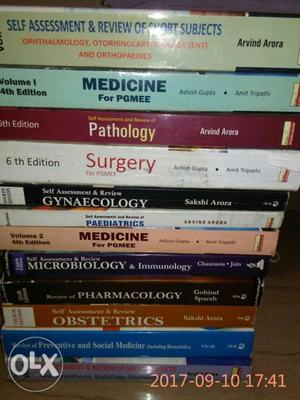 NEET PG medical entrance books for