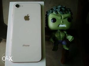 New iPhone 8 gold 64 gb 3months old Bill