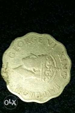 One anna 6 George king old coin, want to sell